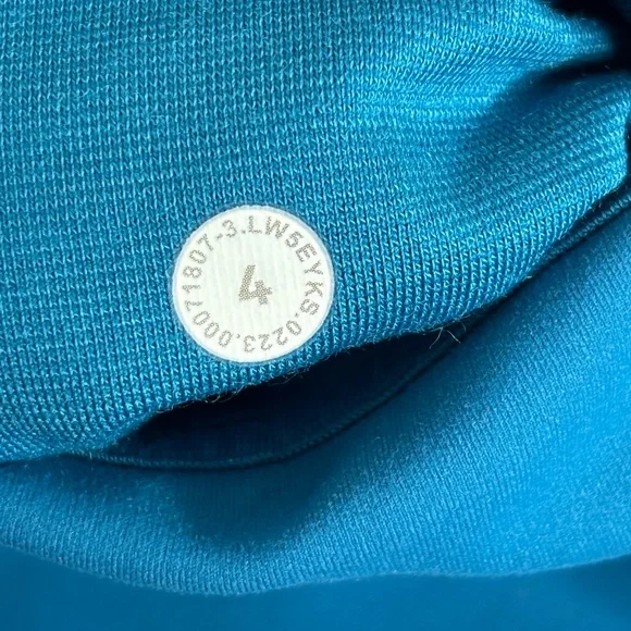Lululemon Wunder Train High-Rise Tight with Pockets 25" turquoise size 4 - Picture 6 of 6